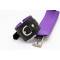 BLACK SWAN Handfesseln Black &amp; Purple