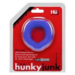 HÜNKYJUNK Fit Ergo Shaped Penisring Kobaltblau