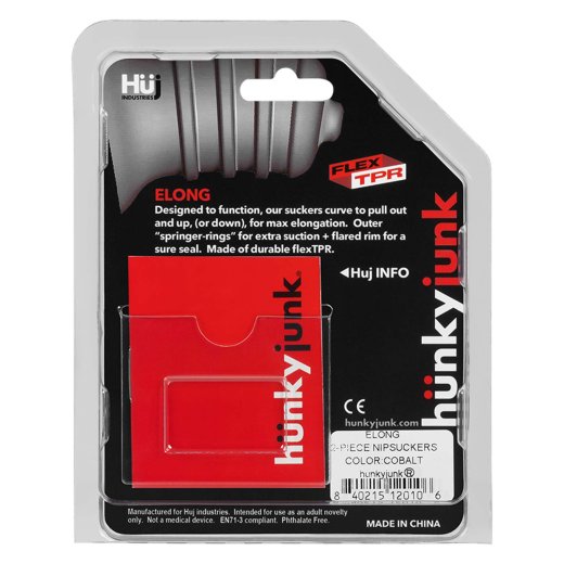 Hünkyjunk - Elong Nipplesauger 2x Cobaltbalu