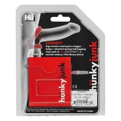 HÜNKYJUNK Connect Penisring und Hodenstrecker Kobaltblau