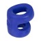 HÜNKYJUNK Connect Penisring & Hodenstrecker Blau