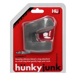 HÜNKYJUNK Connect Penisring & Hodenstrecker Grau