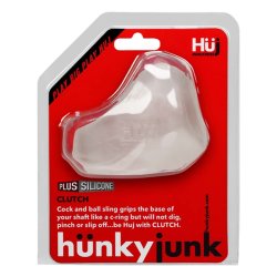 HÜNKYJUNK Clutch Penis- & Hoden-Sling Transparent