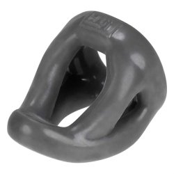 HÜNKYJUNK Slingshot 3-teiliger Penis- & Hodenring Grau