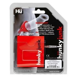 HÜNKYJUNK Slingshot 3-teiliger Penis- & Hodenring Grau