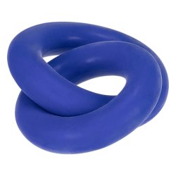 HÜNKYJUNK Duo Doppelring für Penis & Hoden Blau