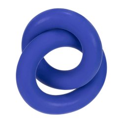 HÜNKYJUNK Duo Doppelring für Penis & Hoden Blau
