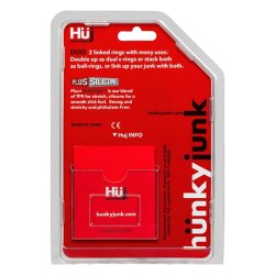 HÜNKYJUNK Duo Doppelring für Penis & Hoden Blau