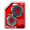 HÜNKYJUNK Cog 2er-Set Penisringe Grau/Schwarz