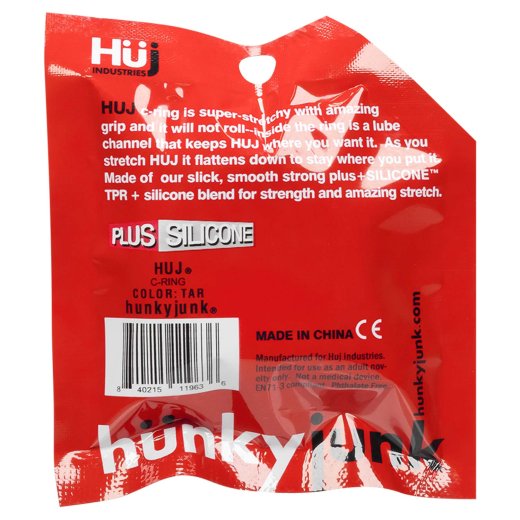 HÜNKYJUNK Penisring Single Steingrau