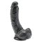 TOY JOY Get Real Dildo aus PVC 20,5 cm Schwarz