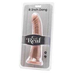 TOY JOY Get Real Dildo aus PVC 20,5 cm ohne Hoden Beige