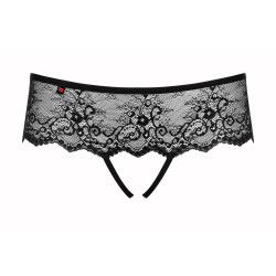 OBSESSIVE Merossa Crotchles Panties Schwarz