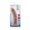 BLUSH AU NATUREL19,0 cm Ø 5,0 Dildo Mocha aus Sensa Feel mit Saugfuss braun