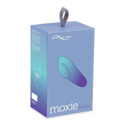 WE-VIBE Moxie Klitorisvibrator f&uuml;r ins H&ouml;schen mit Appsteuerung und Fernbedienung Aqua