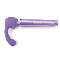 LE WAND Curve Petite Silikon Aufsetzkappe mit Gewichten Violett