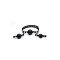 STRICT Mundknebel mit 3 auswechselbaren B&auml;llen schwarz