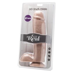 TOY JOY Get Real Dildo 25,5 cm mit Vibration &amp; Fernbedienung Beige