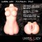 MAGIC EYES Unreal Lady Torso Masturbator mit Vagina-Öffnung aus TPE Beige