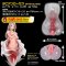 MAGIC EYES La Vie En Roses Crystal Hard Masturbator aus TPE Transparent/Rot