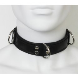 KIOTOS Deluxe Bondage Halsband Schwarz