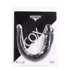 KIOTOS Cox 028 Doppeldildo 35,0 cm Schwarz