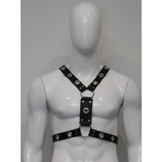 KIOTOS Body Man Harness Leder Schwarz