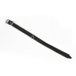 KIOTOS Klassisches Leder-Halsband Schwarz