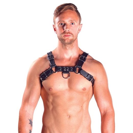 MR.B Harness Schwarz/Schwarz