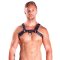 MR.B Brust-Harness aus Leder Schwarz