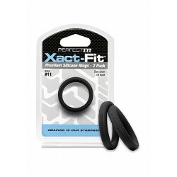 PERFECT FIT Xact-Fit 11 Premium Silikon Penisring 2 Stk...