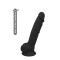 DREAM TOYS Silexpan Dildo 17,7 cm Schwarz