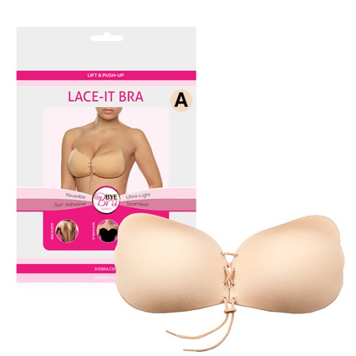 BYE BRA Lace-It Bra Cup A Nude