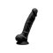 SILEXD Model 1 Dildo 17,6 x 3,5 cm mit Saugfuss Schwarz