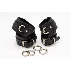 BLACK SWAN Hand- & Fussfessel Set Black Passion Medium