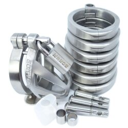 BON 4 Micro Male Chastity Cage Package Edelstahl