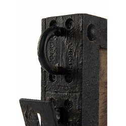 Lodbrock - Hand- und Fusspranger aus Holz und Metall braun/schwarz