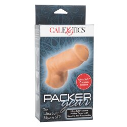 CALEXOTICS Packer Gear Penis&uuml;berzieher aus Silikon Caramel