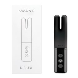 LE WAND Deux Klitoris &amp; Brustwarzen Mini Vibrator Schwarz