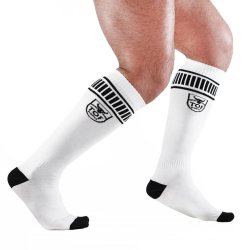 TOF Footish Socken Weiss/Schwarz L/XL