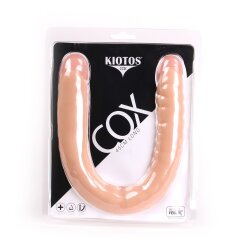 KIOTOS Cox 026 Doppeldildo 45,0 cm Beige