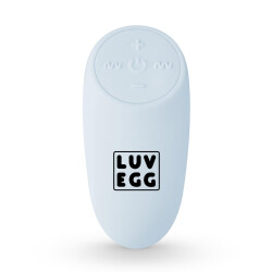 Luv Egg Vibrierendes Liebes-Ei mit Fernbedienung Blau