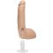 VAC U LOCK Dildo Xander Corvus aus Ultraskyn mit abnehmbarem Saugfuss Beige