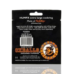 OXBALLS HumpX Penisring aus FLEX-TPR Silikon schwarz