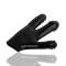 OXBALLS Claw Glove Massage Handschuh mit 3 Finger aus FLEX-Silikon schwarz