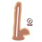 TOY JOY Get Real Dildo aus TPE 17 cm Beige