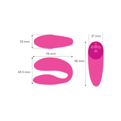 WE-VIBE Chorus Paarvibrator mit App- &amp; Fernsteuerung Purple