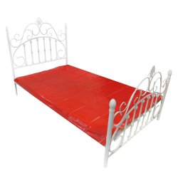KIOTOS Bettlaken aus PVC 200 x 220 cm Rot