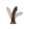 BLUSH AU NATUREL 20,3 cm &Oslash; 5,0 Dildo Chocolate mit Saugnapf braun