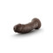 BLUSH AU NATUREL 20,3 cm &Oslash; 5,0 Dildo Chocolate mit Saugnapf braun